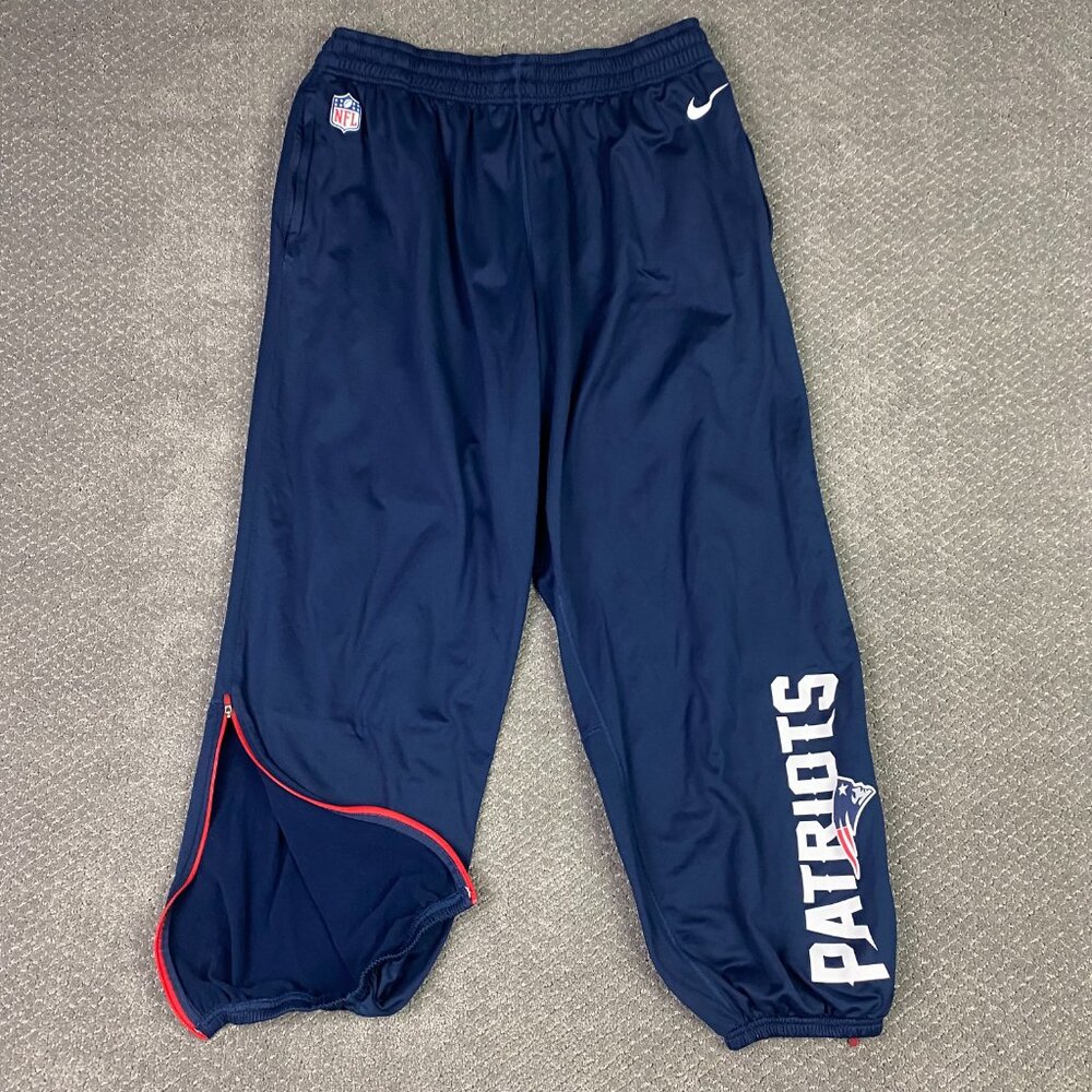 Nike On Field New England Patriots Pants Men's 3XL Therma Dri Fit Sweatpants - Picture 2 of 16